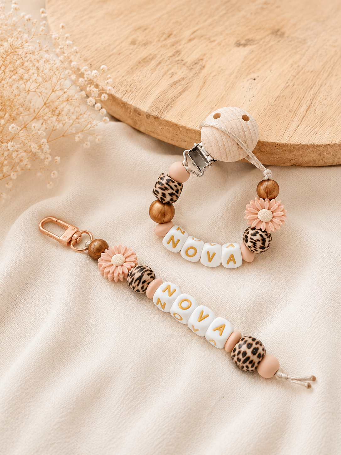 Cadeauset Speenkoord & Tassenhanger Nova
