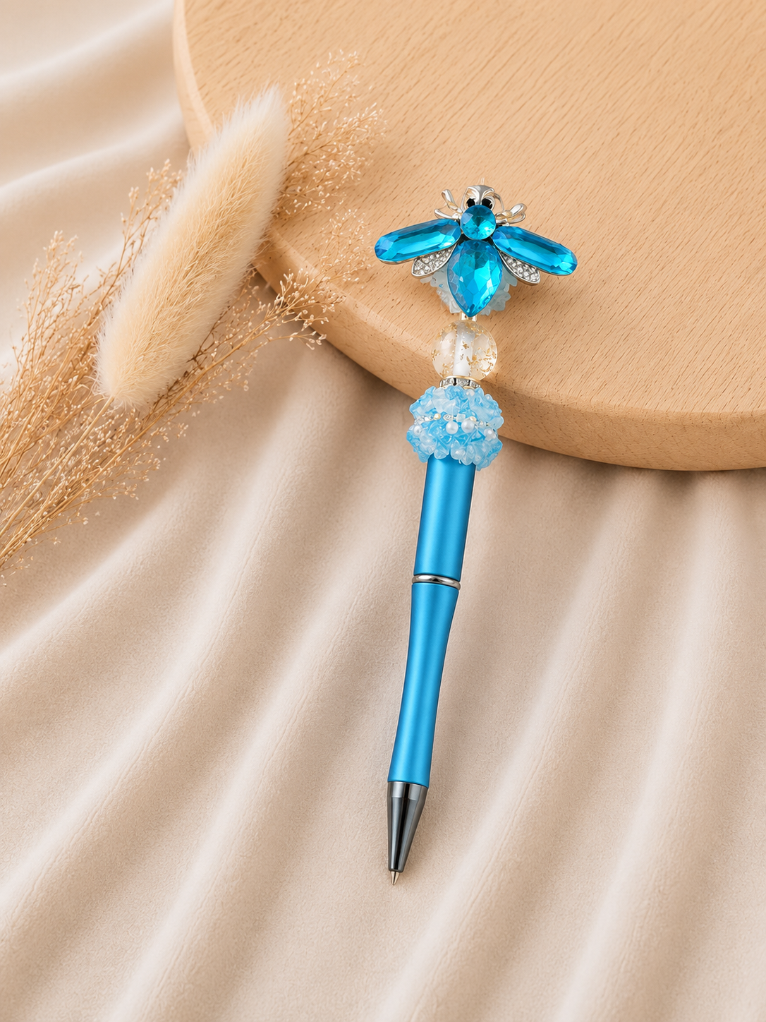 Premium Kralenpen Libelle Blauw