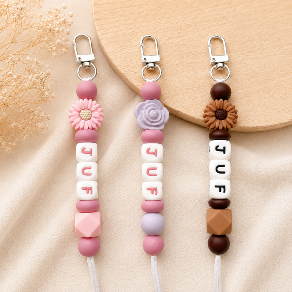 Sleutelhanger 'Daisybloem' voor juf