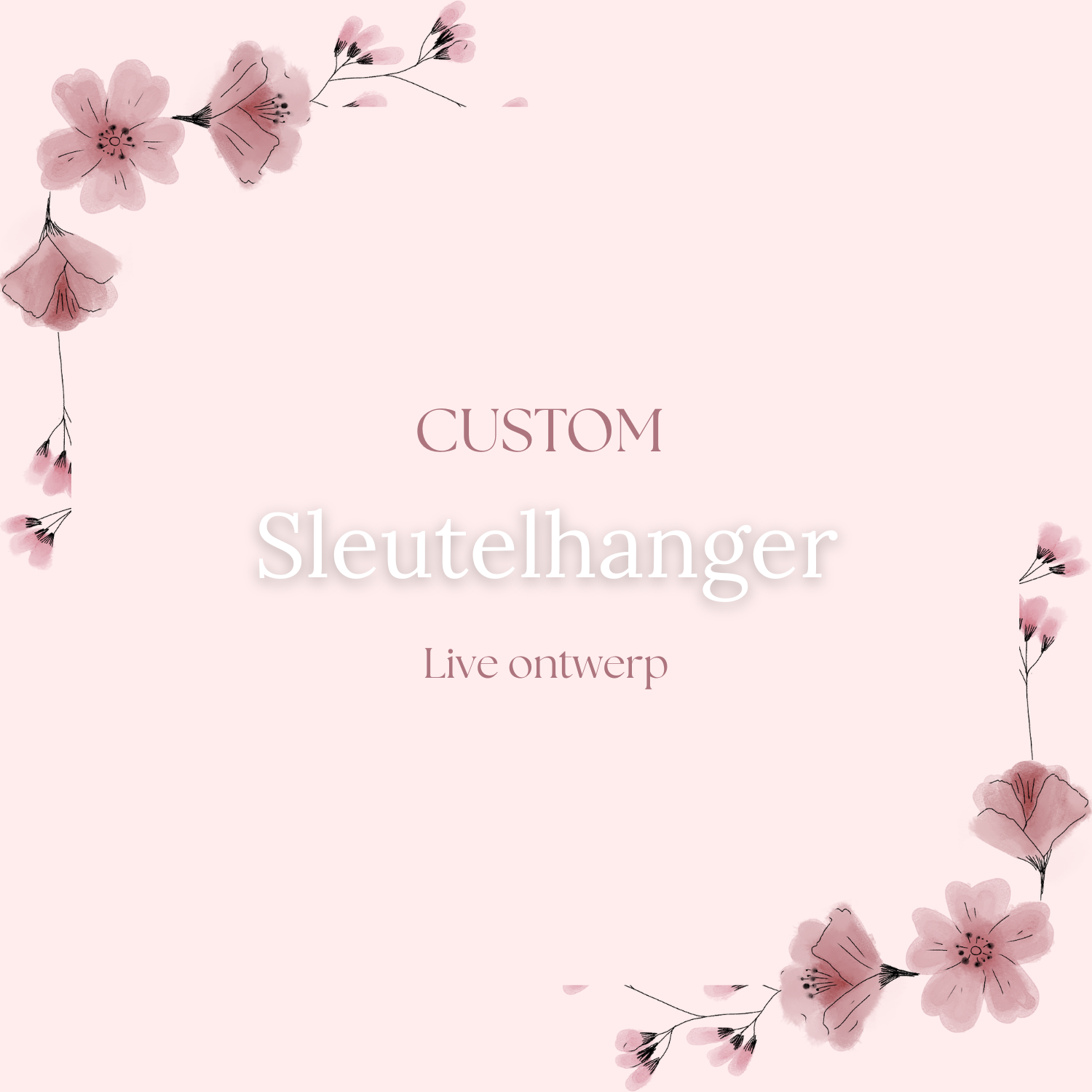 CUSTOM - Sleutelhanger zonder naam