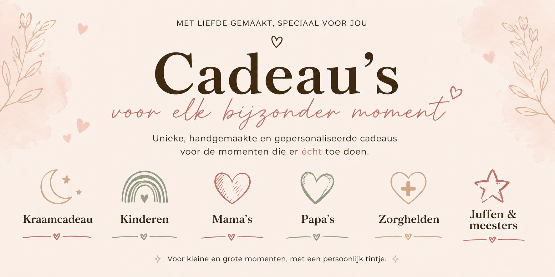 Cadeaus voor elk bijzonder moment - handgemaakte gepersonaliseerde cadeaus van CA Design