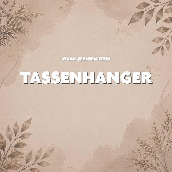 Tassenhanger - Personalisatie ticket