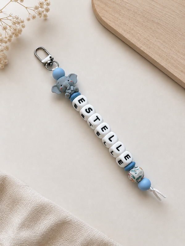 Sleutelhanger met naam ‘Little Elephant’