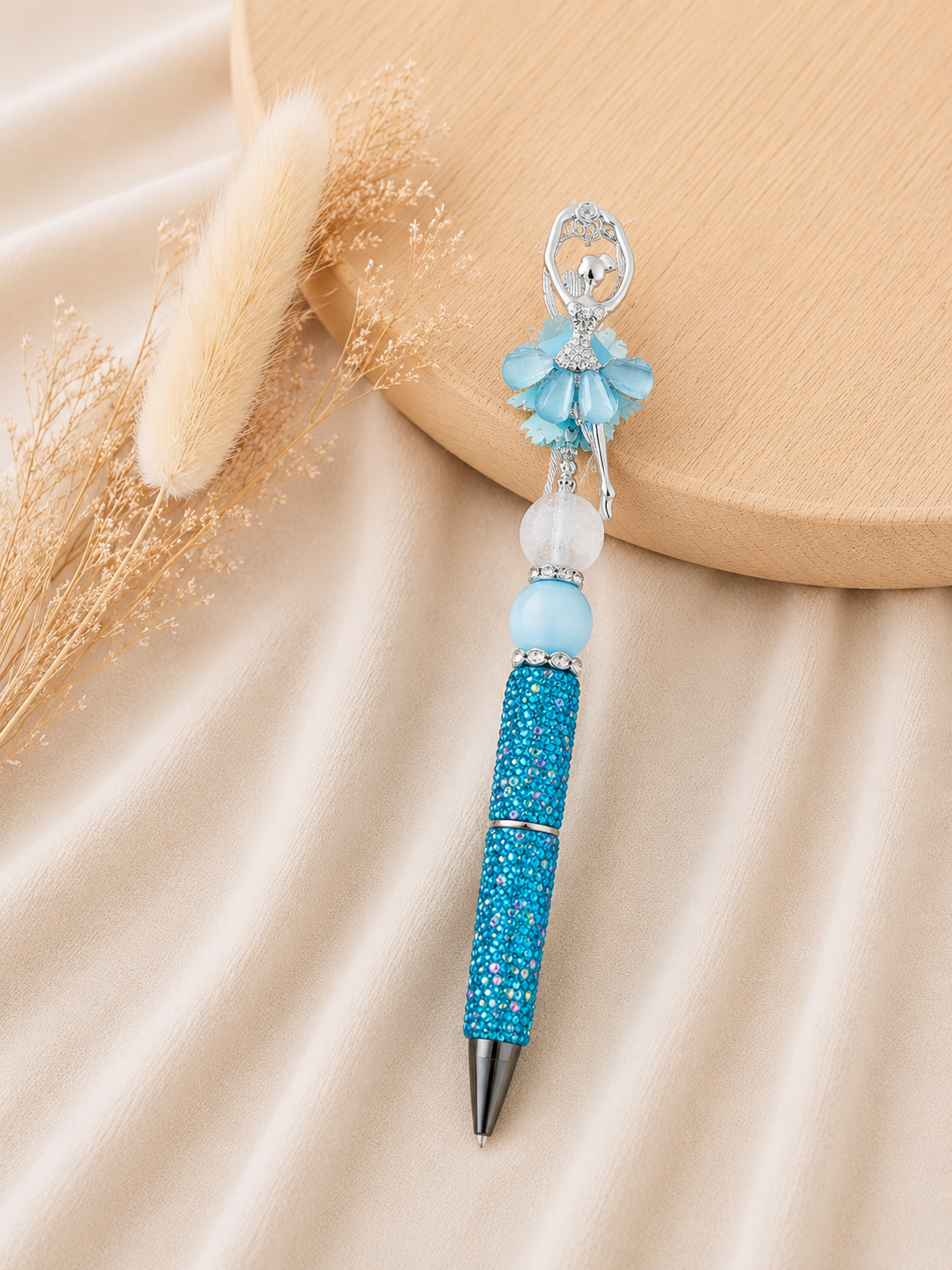 Premium Kralenpen Ballerina Blauw