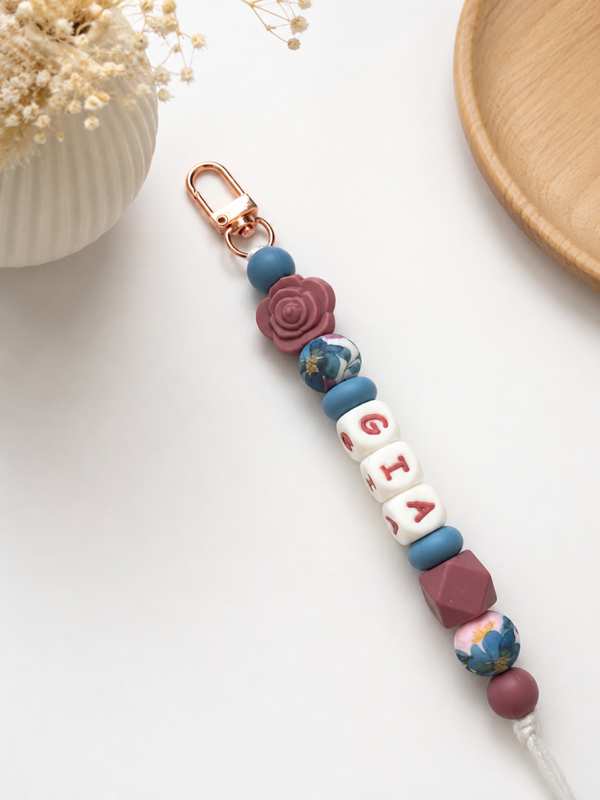 Sleutelhanger ‘Vintage Rose’