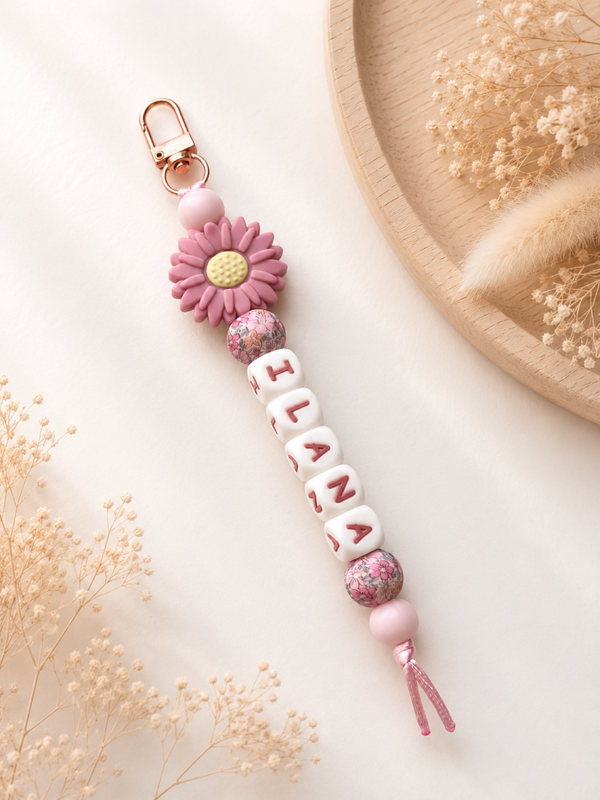 Sleutelhanger met naam ‘Bloom Daisy’
