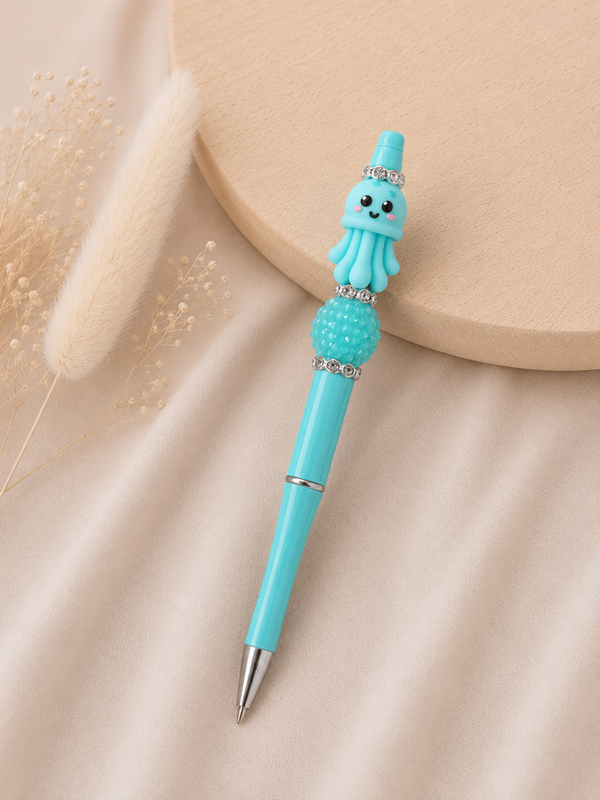 Luxe Kralenpen Octopus Mint