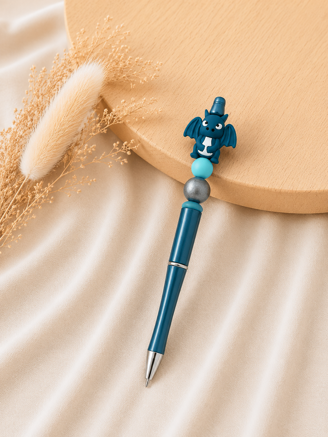 Basic Kralenpen Draak Blauw