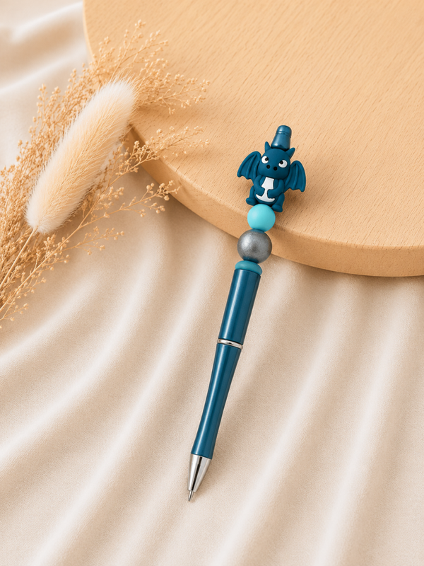 Basic Kralenpen Draak Blauw