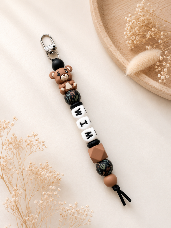 Sleutelhanger met naam ‘Desert Bear’