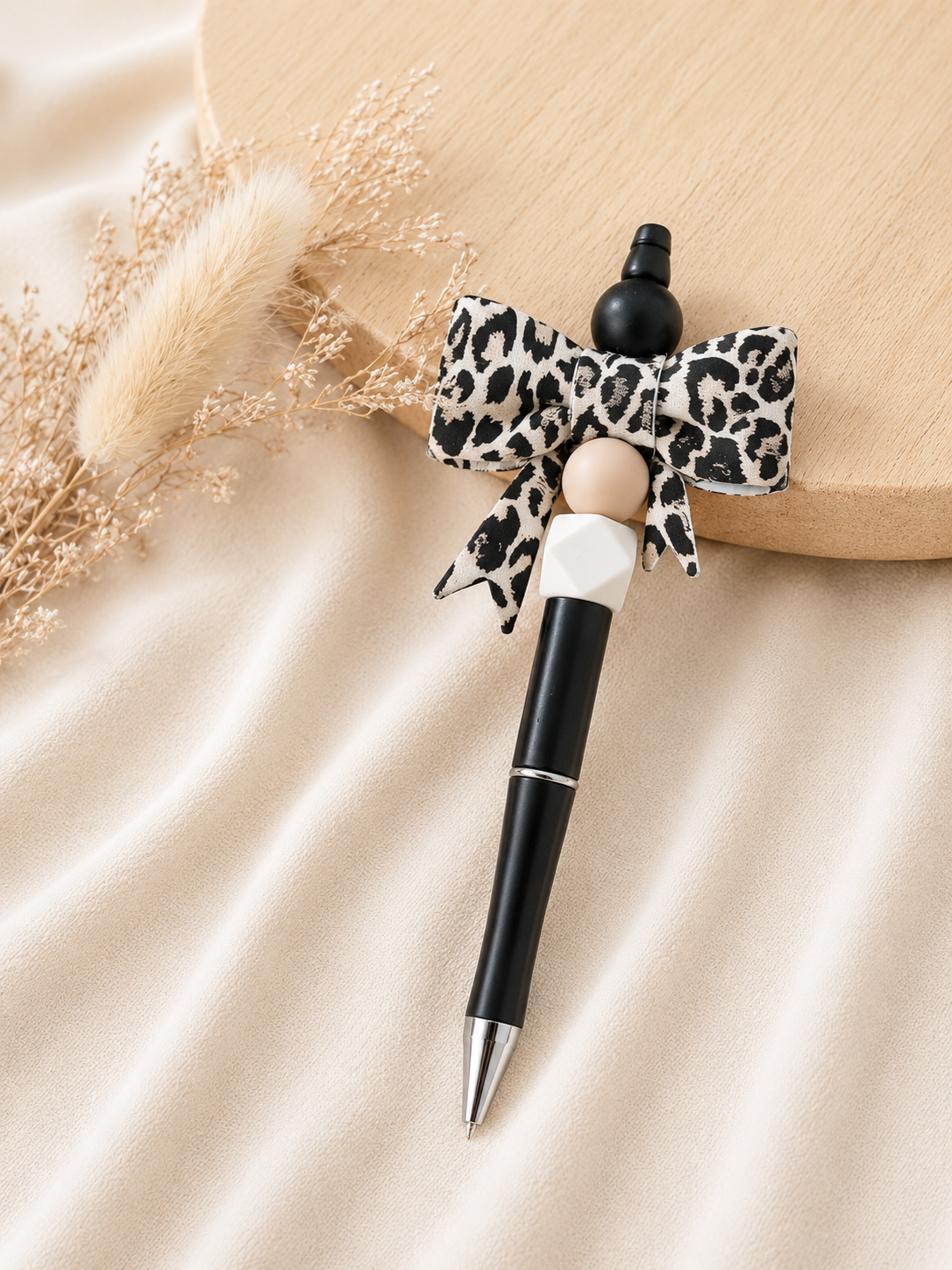 Basic Kralenpen Leopard Strik
