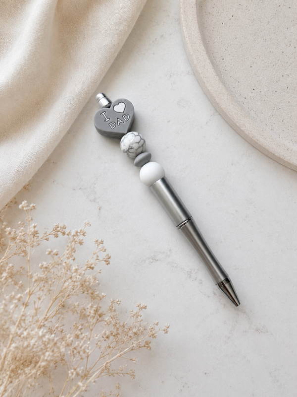 Basic kralenpen ‘Love Mom & Dad’