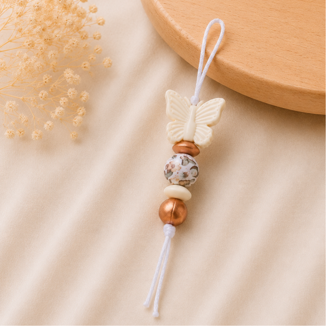 Jaszipper Vlinder Beige