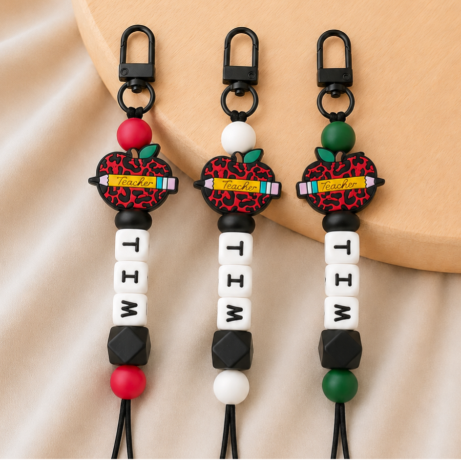 Cadeau Voor Juf Of Meester Sleutelhanger Met Naam