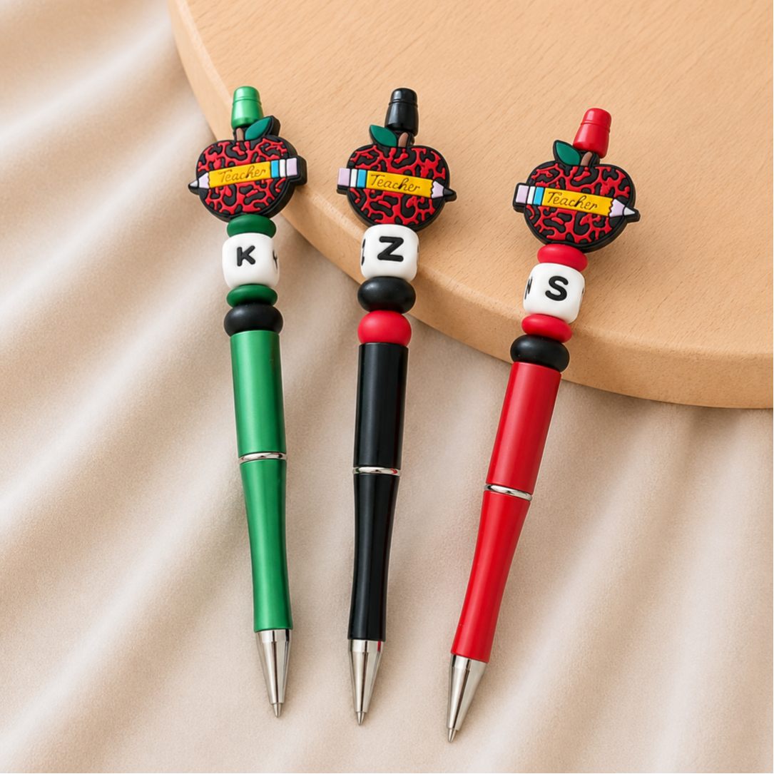Cadeau Voor Juf Of Meester Kralenpen Met Initiaal