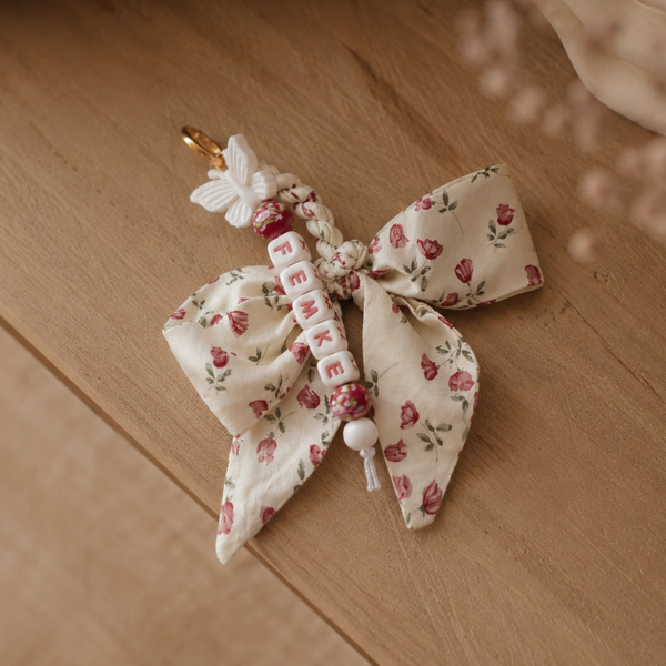Tassenhanger met naam ‘Vintage Bloom’