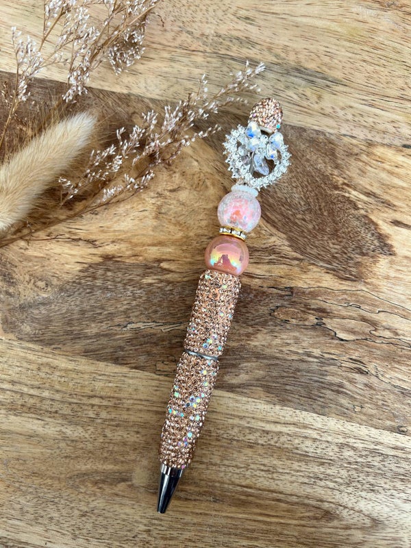 Peach Heart Pen