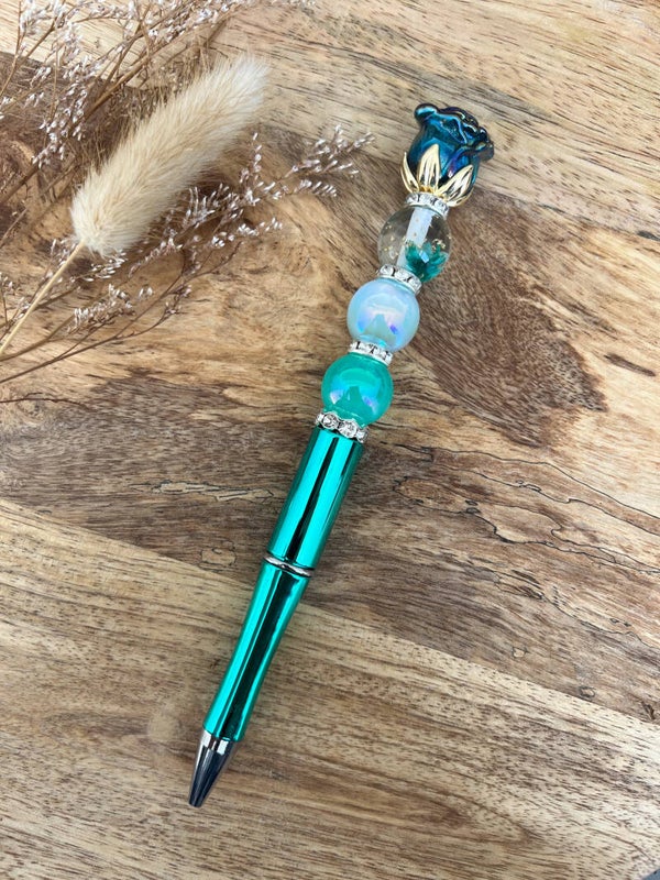 Blue Rose Pen