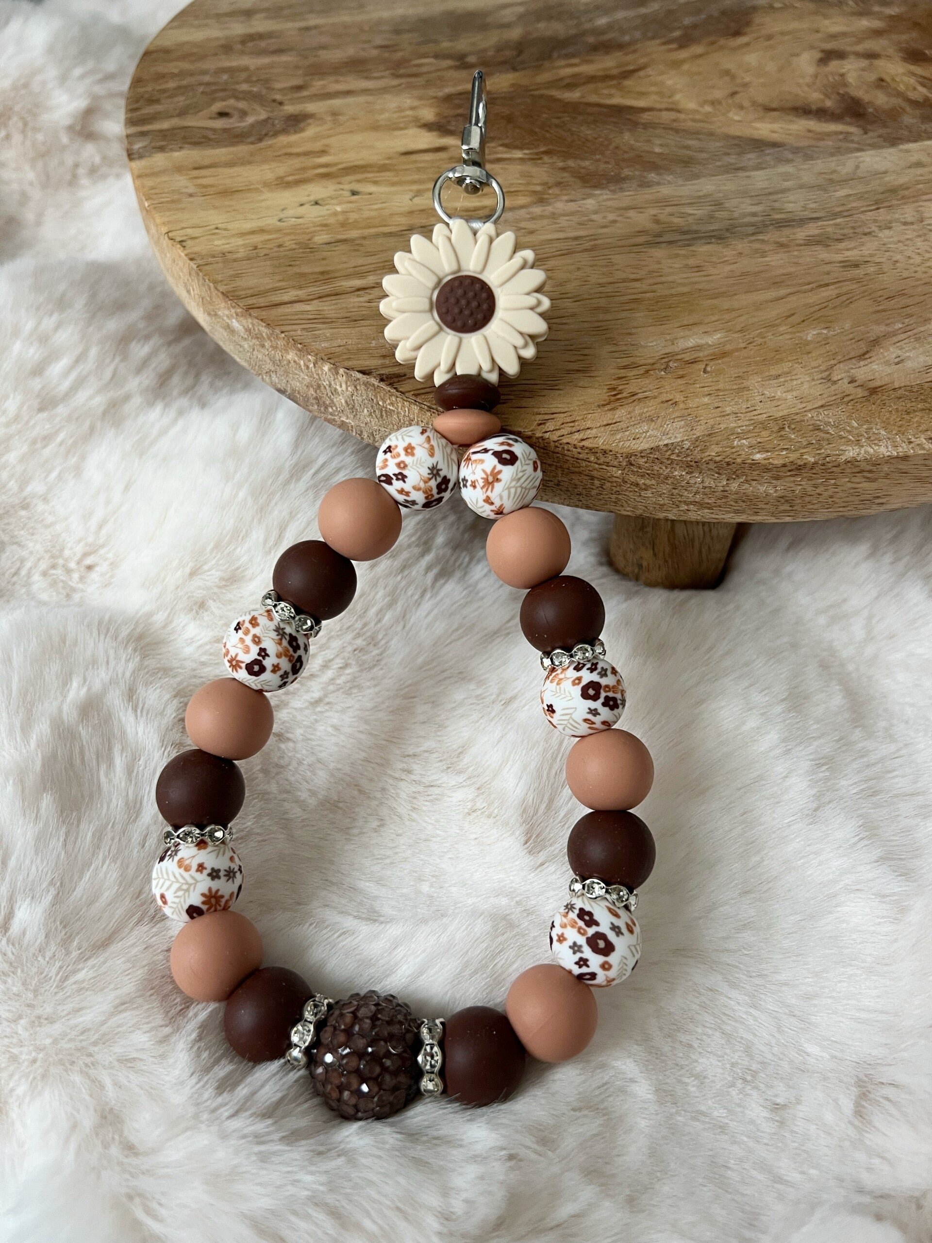 Bloemen Bruin Telefoonkoord