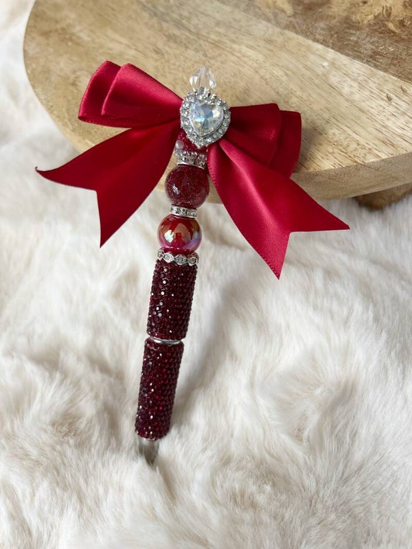 Valentijn pen bordeaux