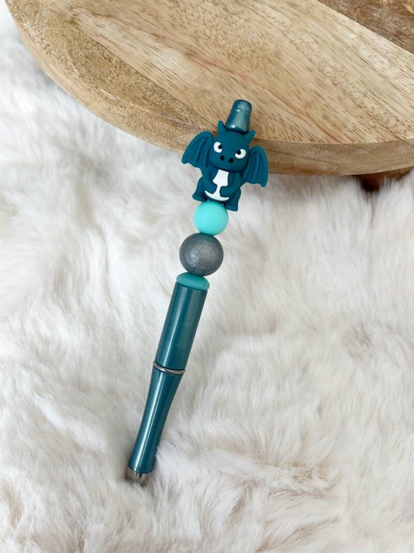Basic Kralenpen Draak Blauw