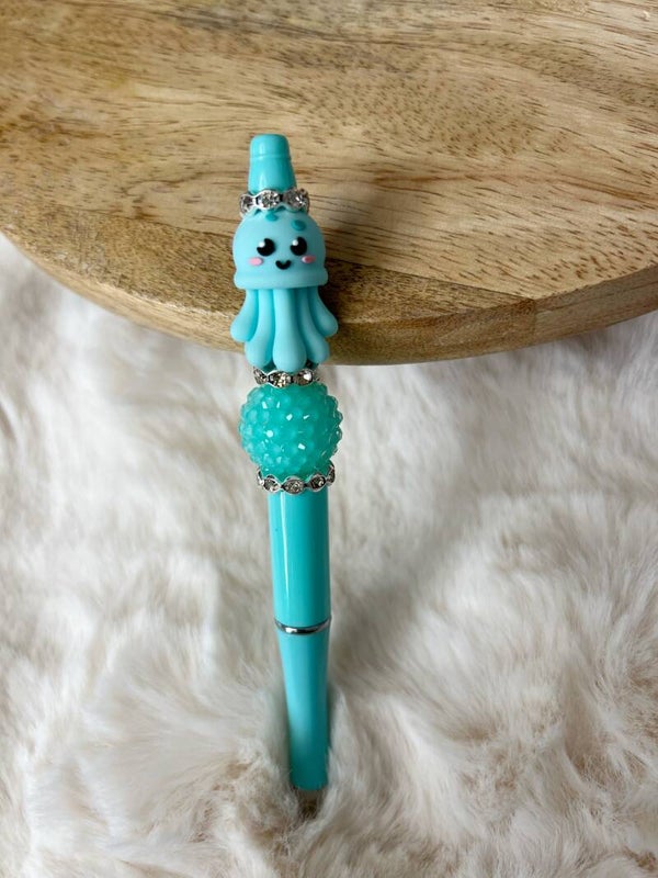 Luxe Kralenpen Octopus Mint