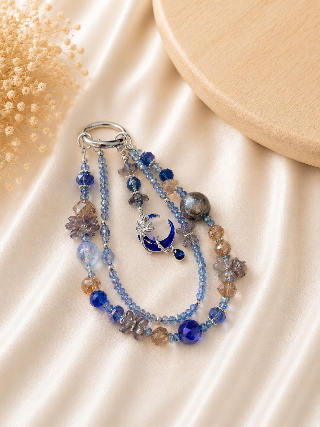 3-in-1 Accessoire Crystal Blauw Maan
