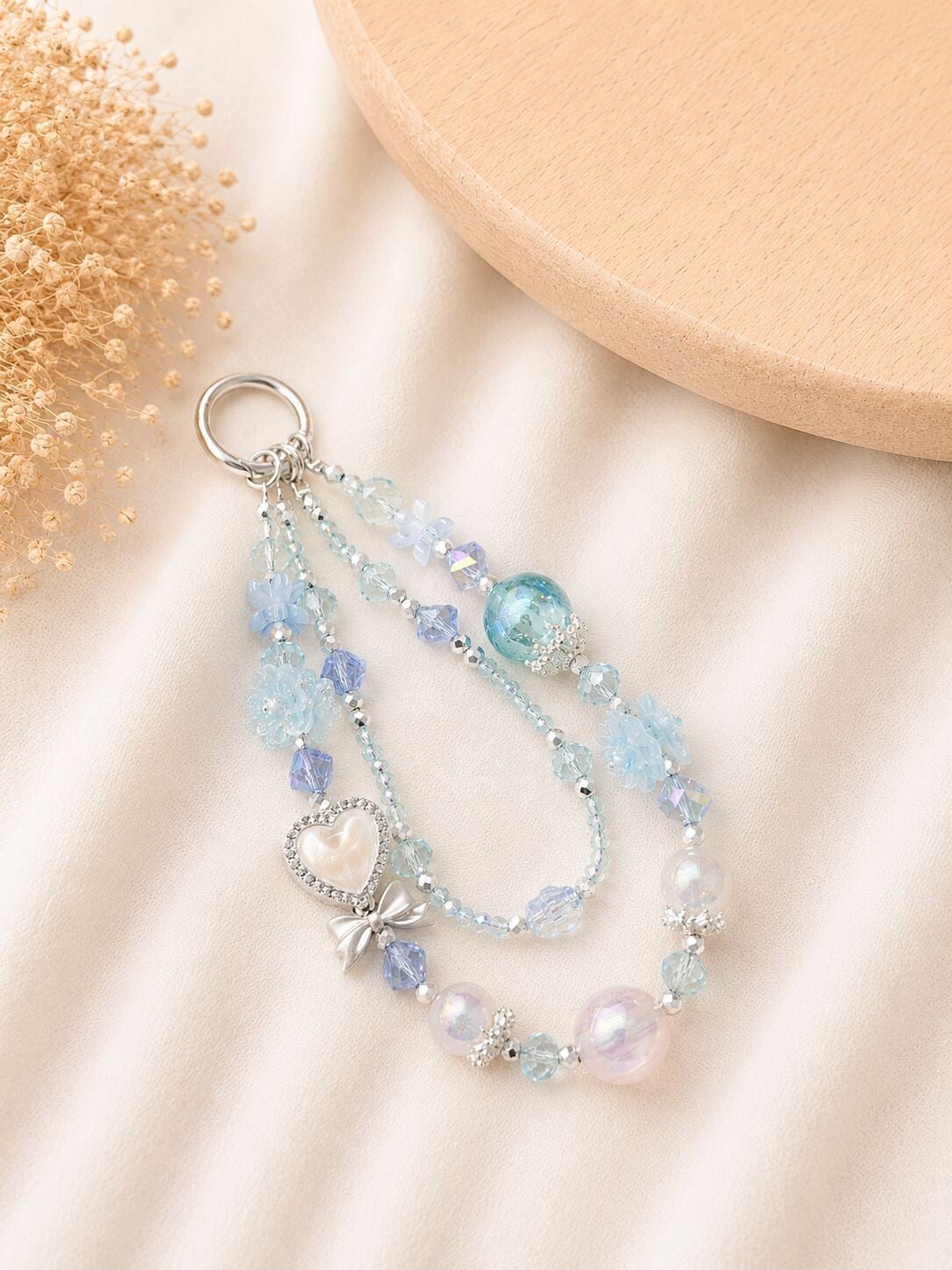 3-in-1 Accessoire Crystal Hart Blauw