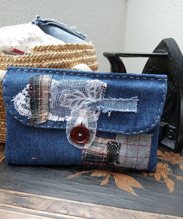 Étui à lunettes en tissu artisanal – Pièce unique | Création textile en Sarthe