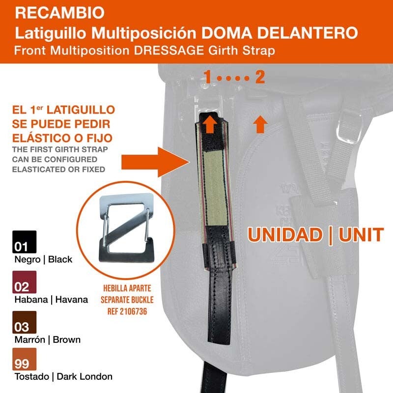 LATIGUILLO MULTIPOSICIÓN DOMA DELANTERO UNIDAD