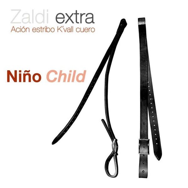 ACIÓN ESTRIBO K´VALL CUERO NIÑO