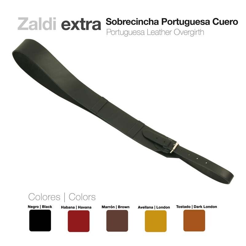 SOBRECINCHA PORTUGUESA ZALDI EXTRA CUERO