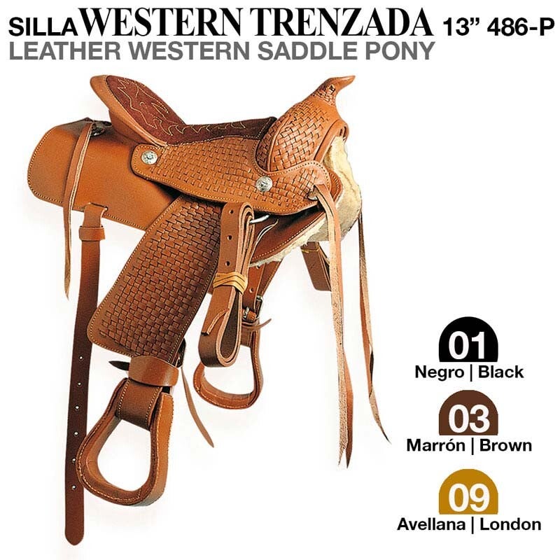 SILLA WESTERN TRENZADA 13