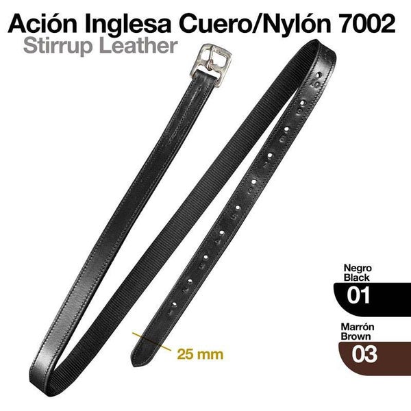 ACIÓN INGLESA CUERO/NYLON 7002