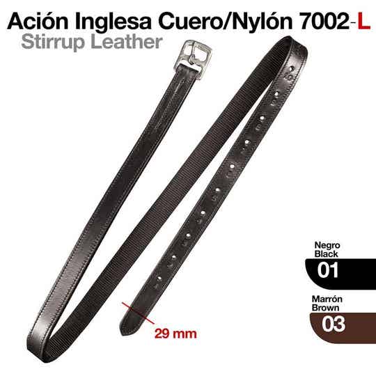 ACIÓN INGLESA CUERO/NYLON 7002/L