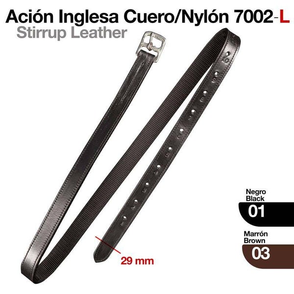 ACIÓN INGLESA CUERO/NYLON 7002/L