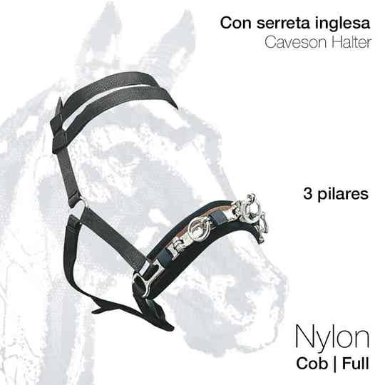 CABEZADA SERRETA INGLESA NYLON 4523PE