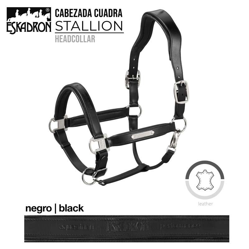 CABEZADA CUADRA ESKADRON STALLION 421600 852 290 NEGRO
