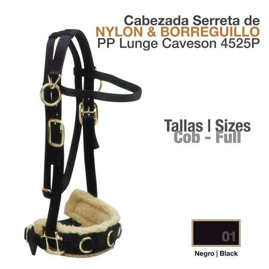 CABEZADA SERRETA DE NYLON & BORREGUILLO