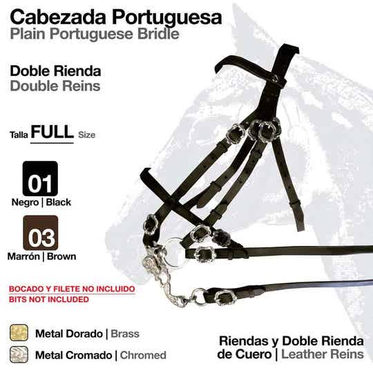 CABEZADA PORTUGUESA DOBLE 327P1