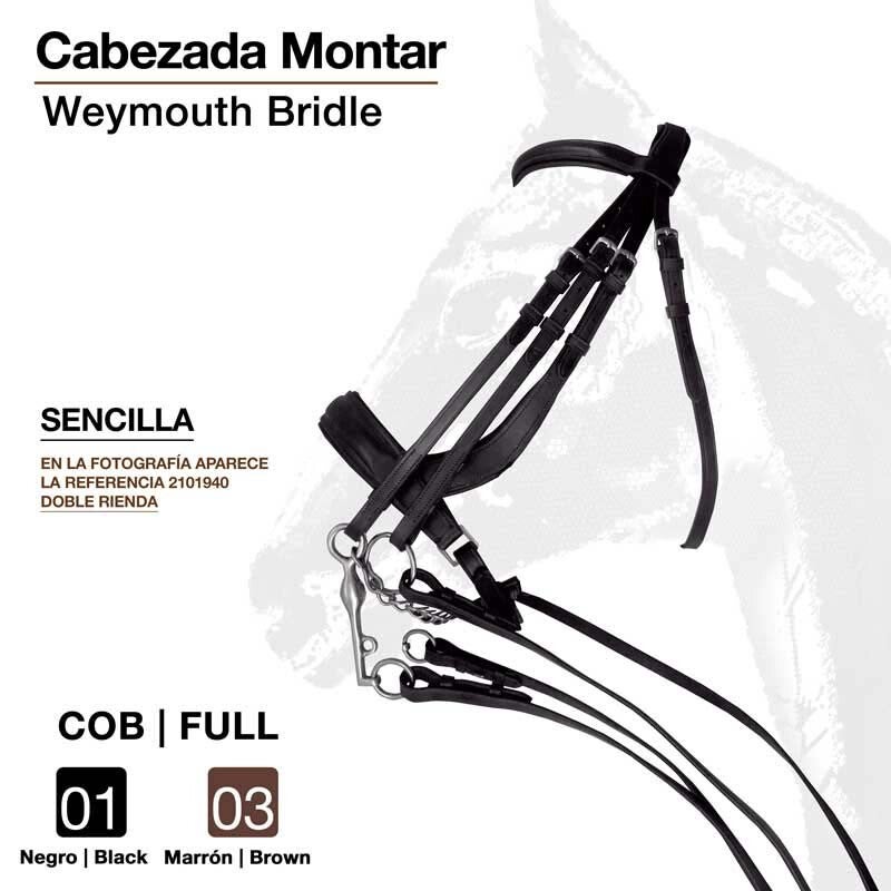 CABEZADA MONTAR SENCILLA S-2873S