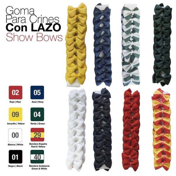 GOMA PARA CRINES CON LAZO