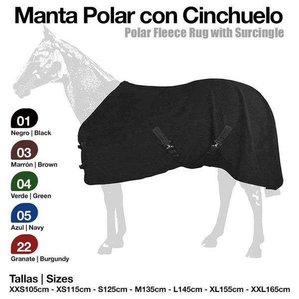 MANTA POLAR CON CINCHUELO