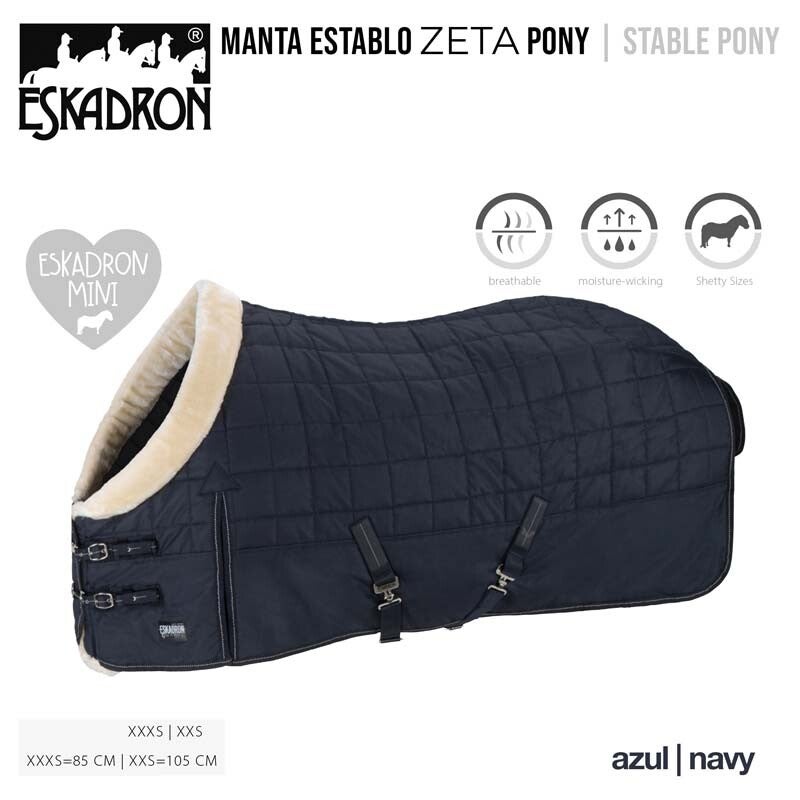 MANTA ESKADRON ESTABLO ZETA PONY 147700 315 380 AZUL