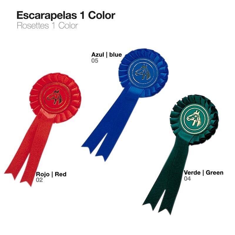 ESCARAPELAS UN COLOR