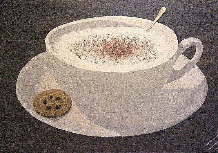 CAPPUCCINO met echte lepel!