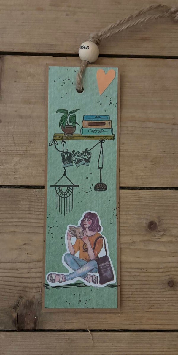 Handgemaakte boekenlegger