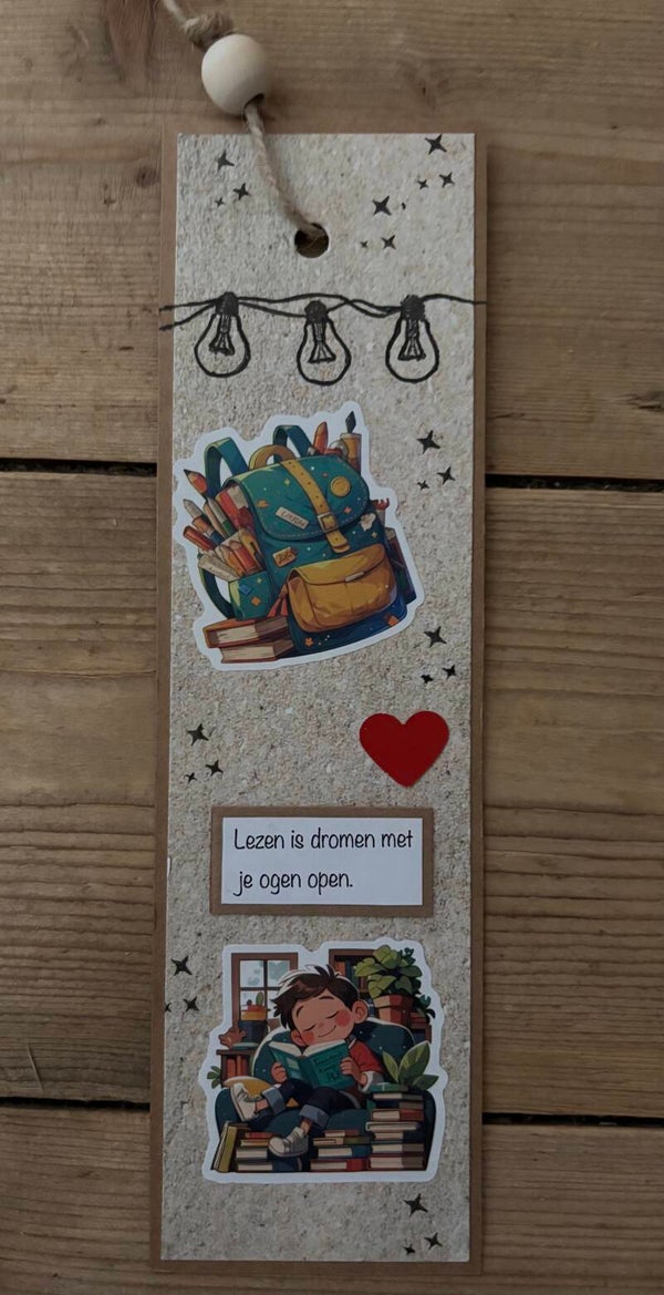 Handgemaakte kinderboekenlegger: lezen is dromen met je ogen open