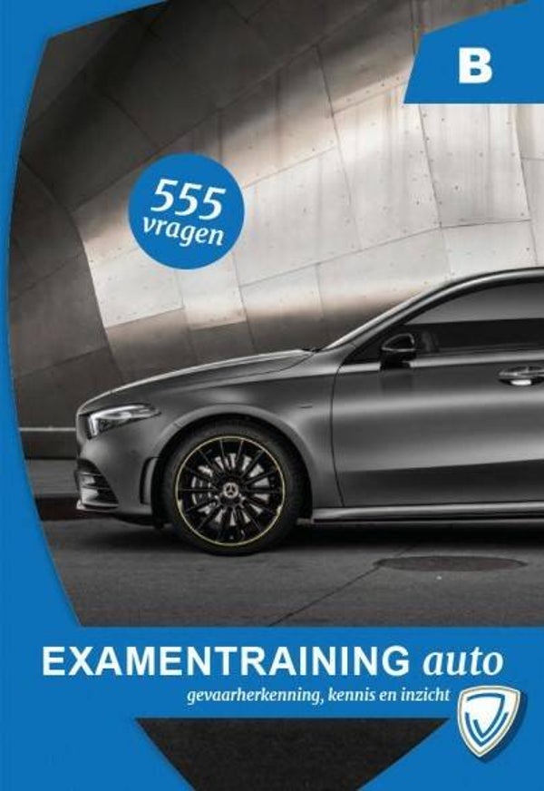Boek "Examentraining auto 555 vragen"