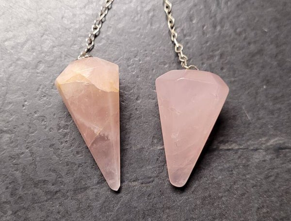 Pendel Rozekwarts Rosequartz Rosenquarz